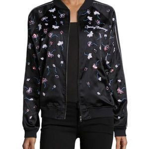 Opening Ceremony Silk Embellished Bomber Jacket (sz M)
